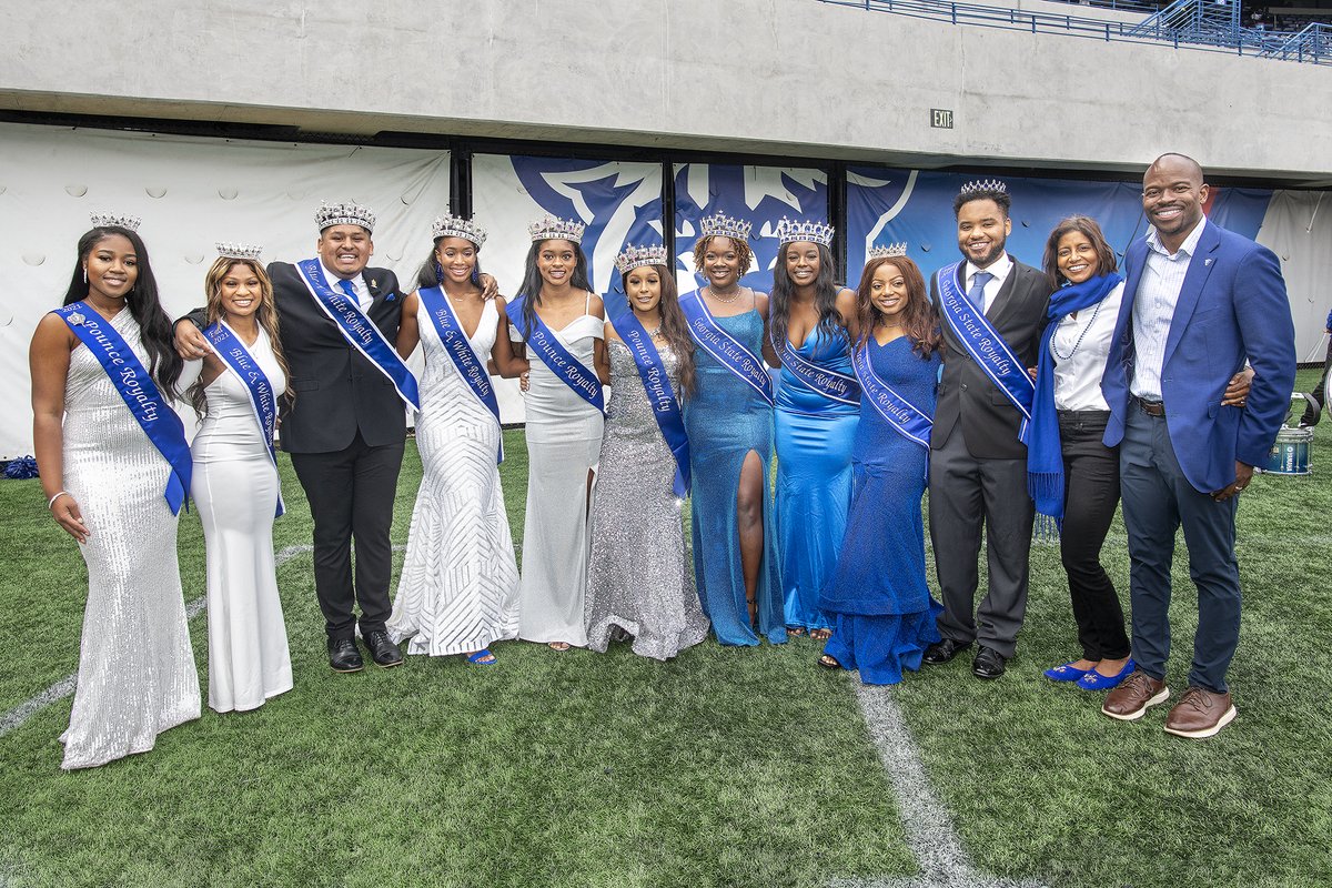 GeorgiaStateU's tweet photo. Congratulations to the 2022 Homecoming Royal Court winners! #GeorgiaStateHC22 https://t.co/GAxWWXIjin