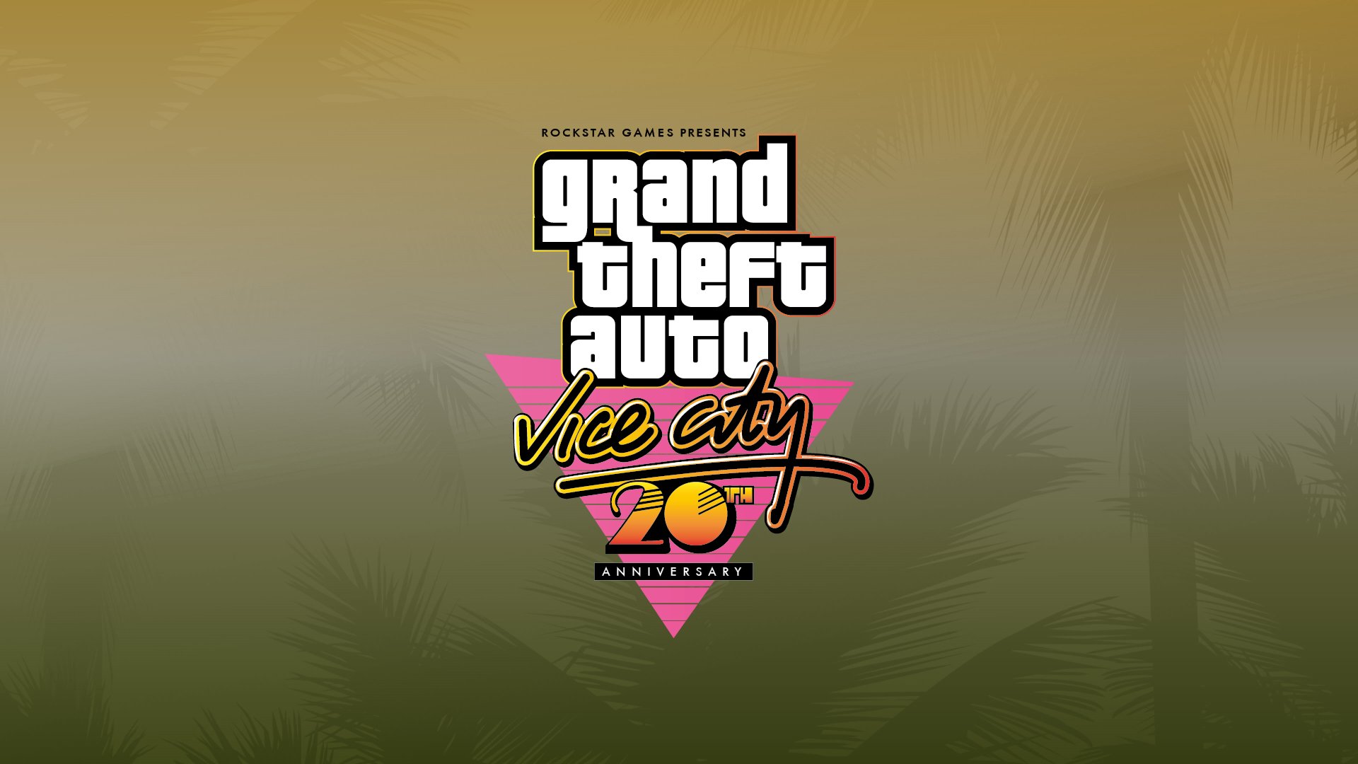 Arte dos 20 anos de GTA Vice City criada por um fã.