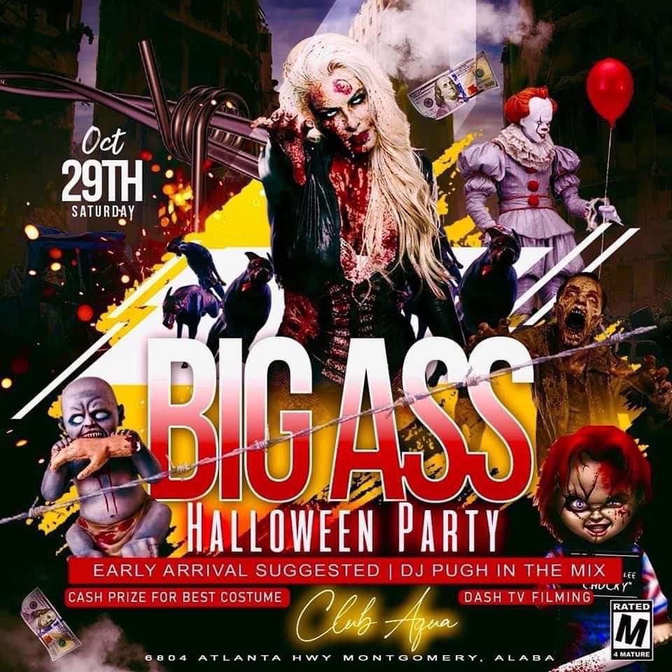 PughEntLLC's tweet photo. IF YOUR SCARED 😱 OF THE DARK BRING A LIGHT SATURDAY OCTOBER 29th THE WITCHES &amp; MONSTER ARE OUTSIDE THIS NIGHT  👻 THE BUILDING WILL BE DECORATED HAUNTED HOUSE LAST YEAR OVER CAPACITY 😮‍💨 LET’S GOOOO

#TroyU 💂🏿 #Bamastate #myaum #skegee #myasu 🐝 #AUM #huntingdon #Miles 🐻 https://t.co/yCr02cbOnT