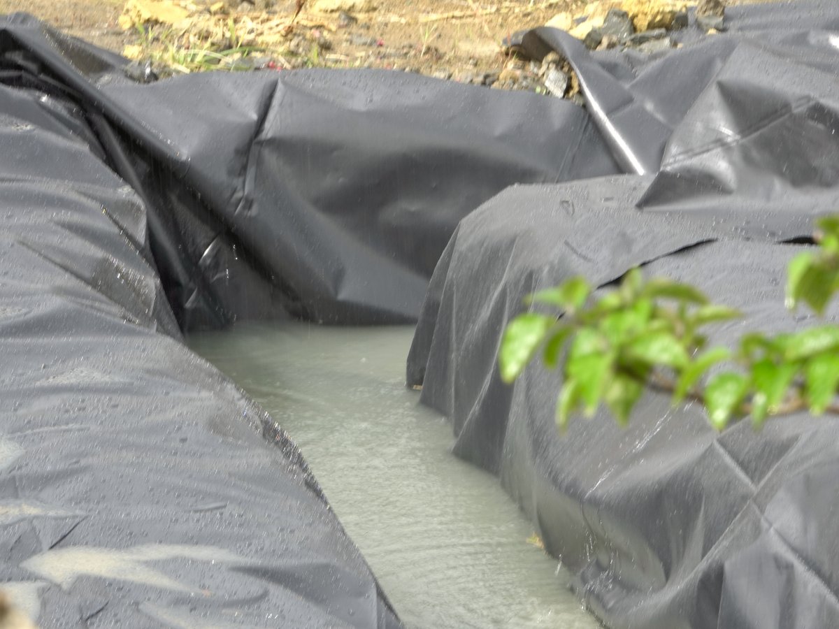 ZeeOneNZ's tweet image. Trenches were lined for the the footings on the Building Site, the Thunderstorm and more rain helped fill them.
#DevelopersProblems