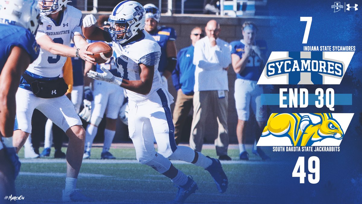 15 minutes to play with the Sycamores inside the red zone #MarchOn | #LeaveNoDoubt