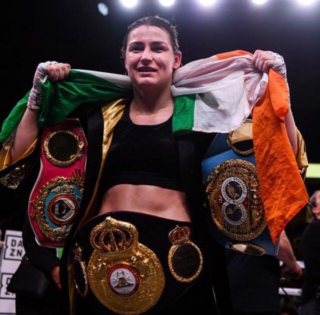 Katie Taylor. 
Pride of Ireland. 
Champion of the World.