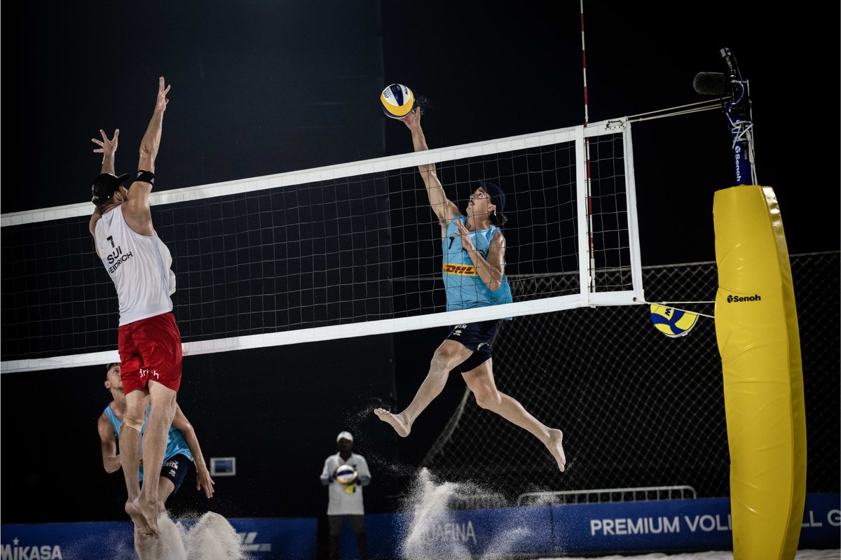 ausvolley's tweet photo. Tom Hodges &amp; Zach Schubert have placed 5th at the #BeachProTourDubai Challenge no.2 overnight! 👏

After defeating Metral/Haussener 🇨🇭 in straight sets (22-20, 21-19) in the Rd of 16, they went down to Heidrich/Dillier 🇨🇭 in the quarterfinal (17-21, 13-21).

@BeachVBWorld https://t.co/meXWOv8yFs