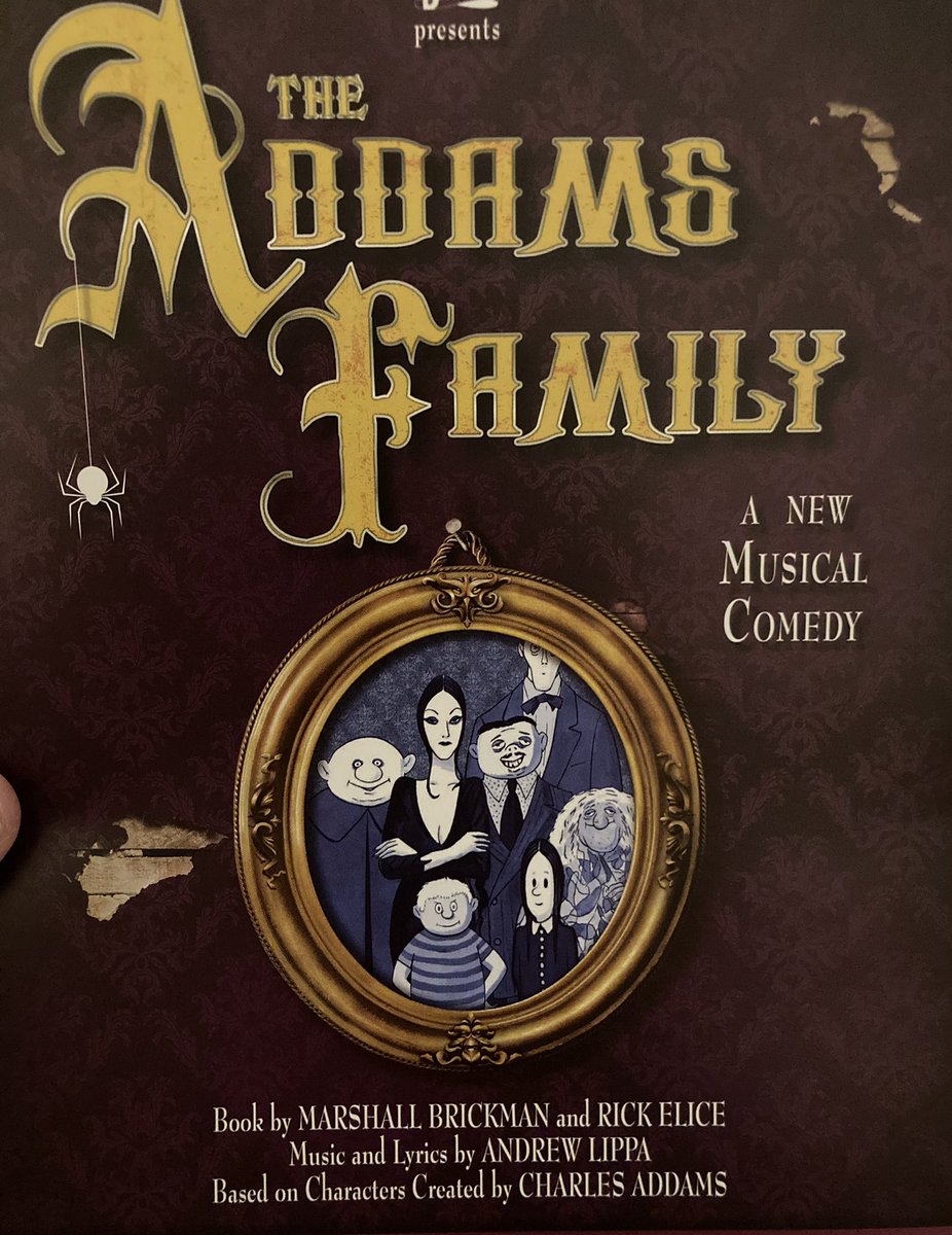 TaniFifi's tweet photo. Just been to my now favourite new musical #ThereCreepyAndThereKookyMysteriousAndSpooky #MorticiaAndGomez https://t.co/1YbQeQCNf9