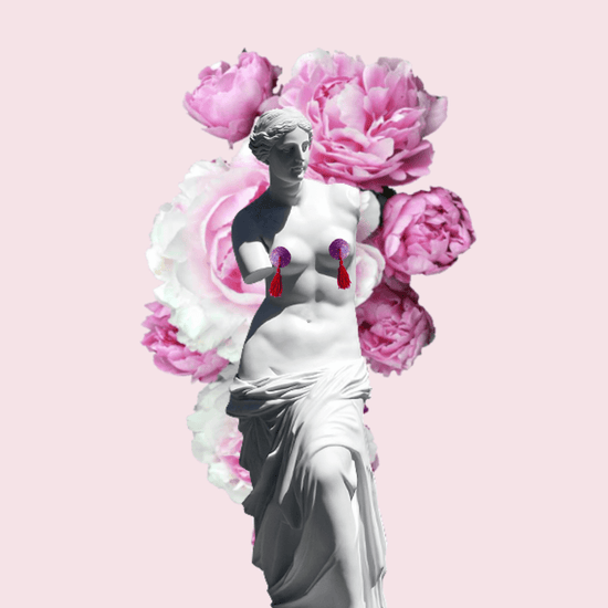 Be the type of woman who owns magenta tassles. 💓