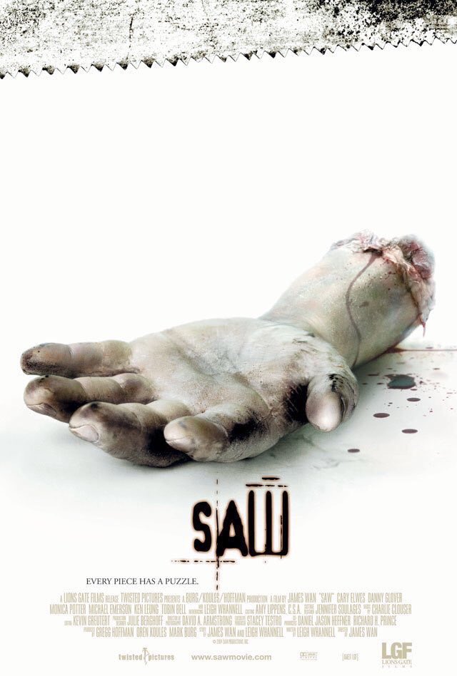 FilmNewsNos's tweet photo. 🎬MOVIE HISTORY: 18 years ago today, October 29, 2004, the movie ‘Saw’ opened in theaters!
@LWhannell @Cary_Elwes @mrdannyglover #KenLeung #DinaMeyer #MikeButters #PaulGutrecht #MichaelEmerson #BenitoMartinez #ShawneeSmith #MakenzieVega #MonicaPotter #TobinBell #JamesWan https://t.co/drr0LNEcDD