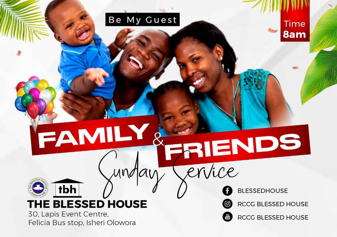blessedhouseng_'s tweet photo. Please join us tomorrow for our family and friends service, it’s going to be an amazing time with God #RCCG #RCCGYAYA #RCCGTBH #CHRISTIANYOUTH #CHRISTIAN #CHRISTIANITY #RCCGYOUTH https://t.co/pUzZXXnOBE