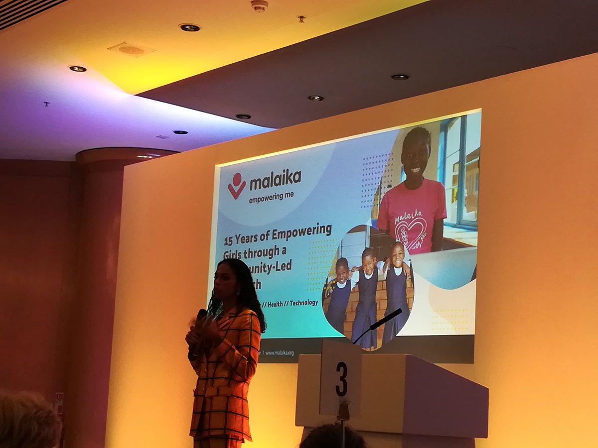 Fantastic presentation by Noëlla Coursaris Musunka who founded the incredible <a href="/MalaikaDRC/">Malaika</a>, at <a href="/Girlguiding/">Girlguiding</a> Connect More County Commissioners' conference