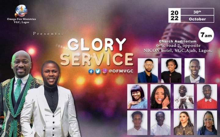 EhiNicholas's tweet photo. I am privilege!!

I love my Church &amp; I am proud to identify with my Family!

Join me in my Church this Sunday for our #GloryService @Ofmvgclagos 
One of the reasons we are created, is to give this God all the GLORY due to HIS Name!

I invite you to come and enjoy God with us! https://t.co/4gBPAITyRz