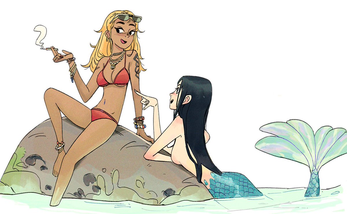 Unlikely friendship🐙