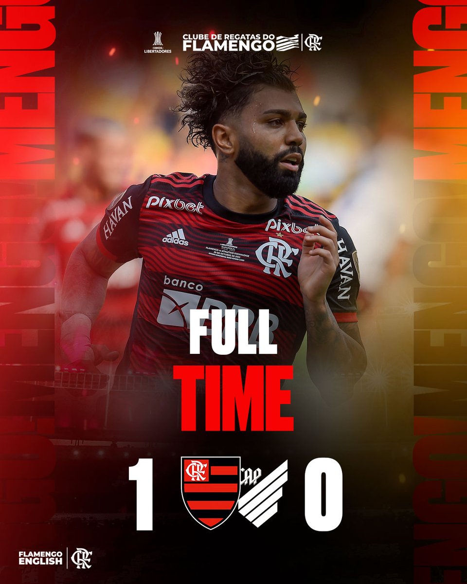 Flamengo_en's tweet image. WEEE ARE THE CHAAAAAAMPIOOOOOONSSSSS