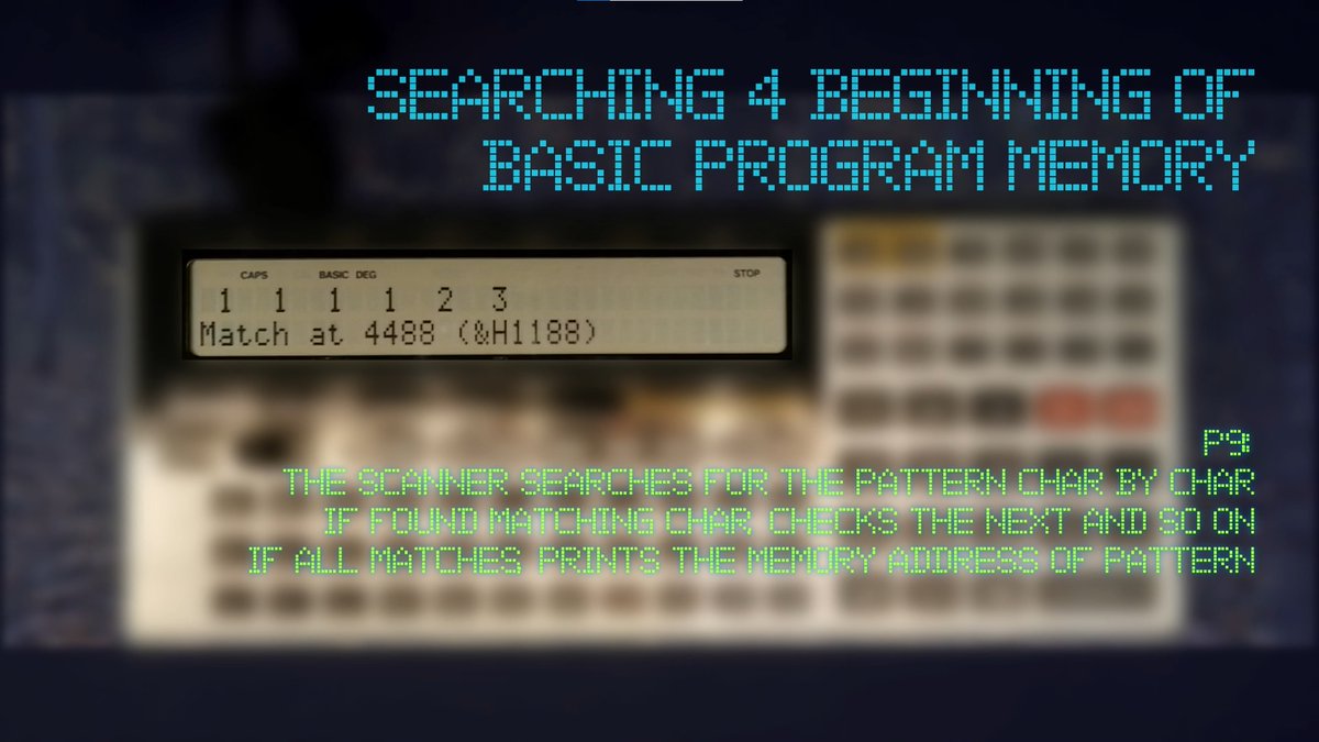 TizedesCs's tweet image. Searching for beginning of Program memory - CASIO fx-850P
youtu.be/andjp3OaIR4
#CASIOfx850P #Token #BASICProgramming #80s