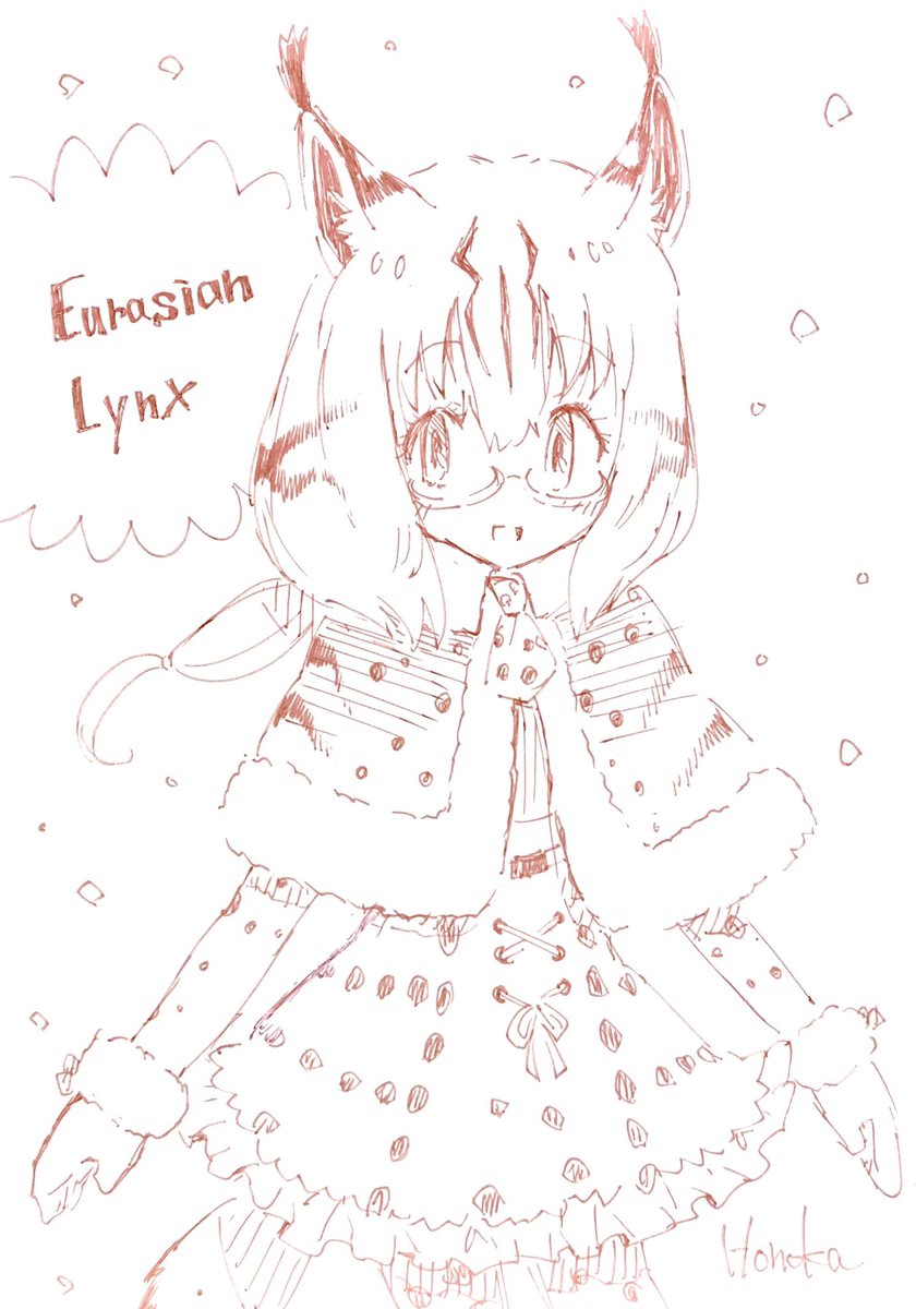 フレンズ〜🐾
#けものフレンズ
#今月描いた絵を晒そう 