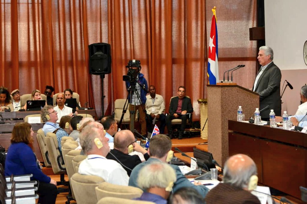 "#Cuba reitera su vocación profundamente humanista y solidaria con los pueblos hermanos que, fieles a su historia de lucha, resisten y construyen en cualquier parte del mundo".