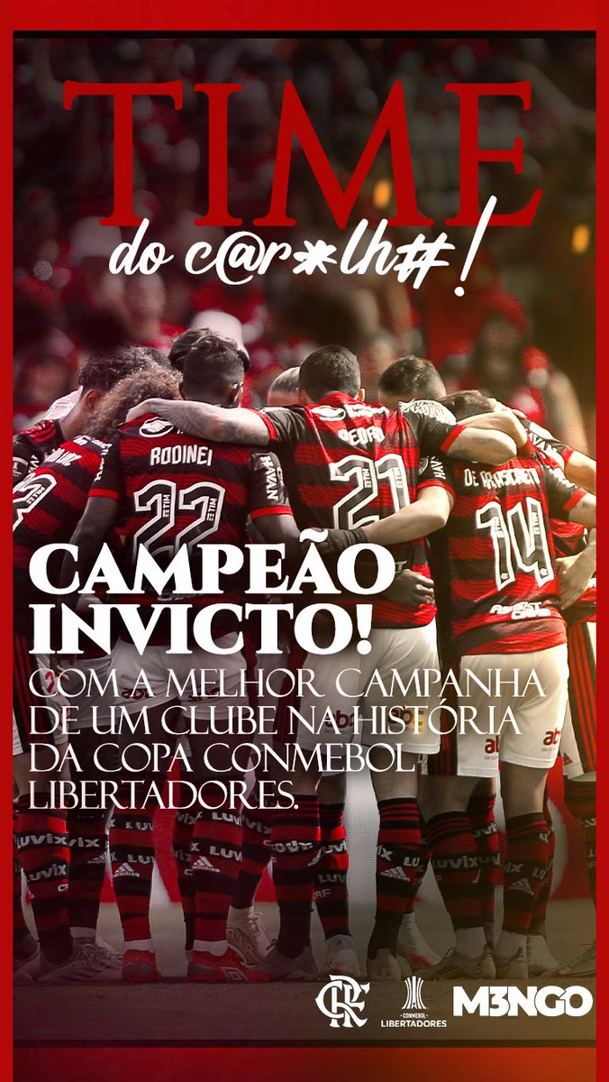 Flamengo - Manto do Tricampeão da Libertadores - 2022