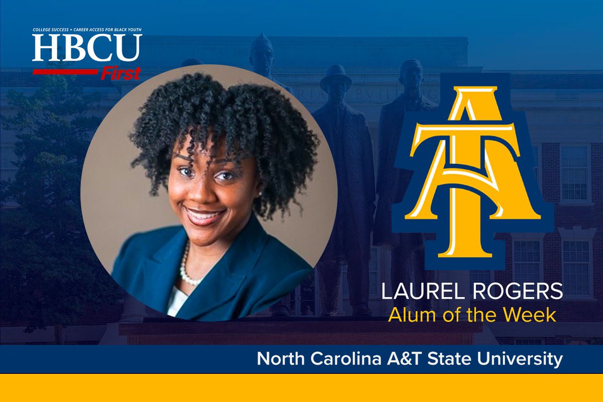 HBCUFirst's tweet photo. Alum of the week is Laurel Rogers!
She is in the honors program at NCAT and is a member of Alpha Lambda Delta (an academic organization). Laurel shared that HBCU First was helpful to her success through resume and interview tips.🥳#hbcufirst #alumoftheweek #explorepage #ncat https://t.co/SK6vNSAxta