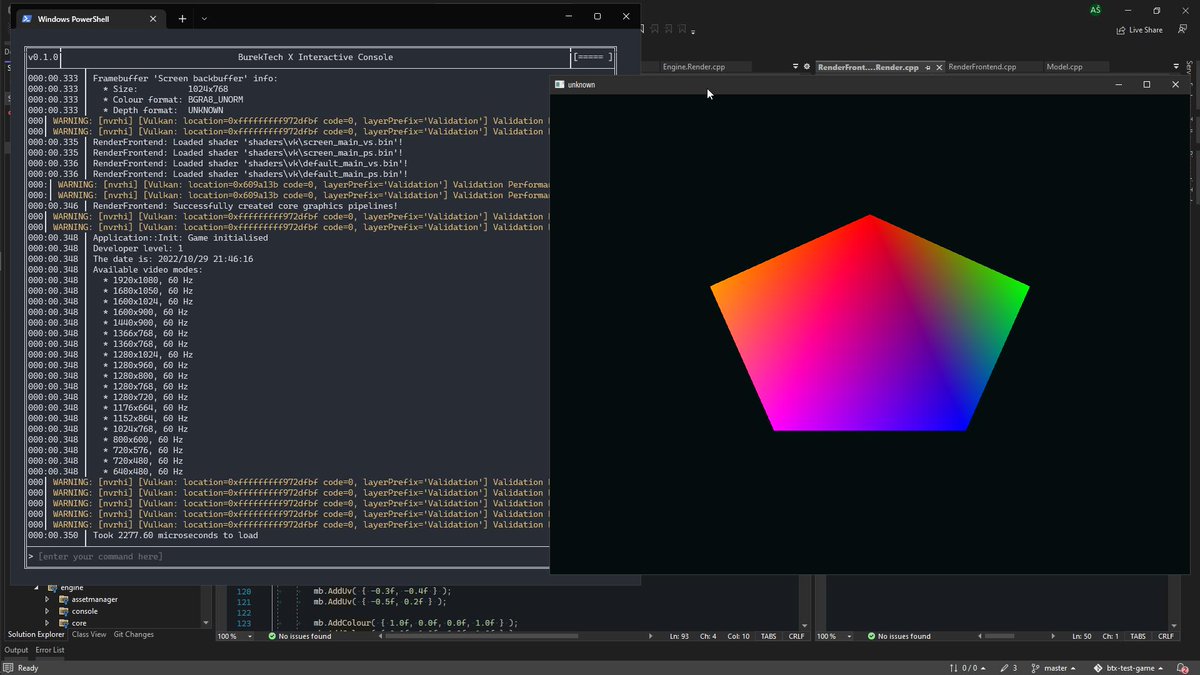 theAdmer456's tweet photo. After 13 months of occasional development, my engine can finally draw untextured polygons. Absolutely amazing. https://t.co/nf2bFx7706