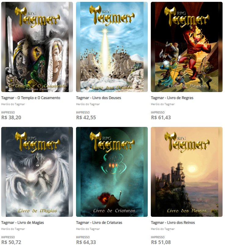 TagmarRPG's tweet image. Agora todos podem comprar os livros do Tagmar! Nesta semana o Projeto Tagmar disponibilizou seus livros no Clube Autores:
clubedeautores.com.br/livros/autores…

Saibam mais detalhes em tagmar.com.br/forum/default.…