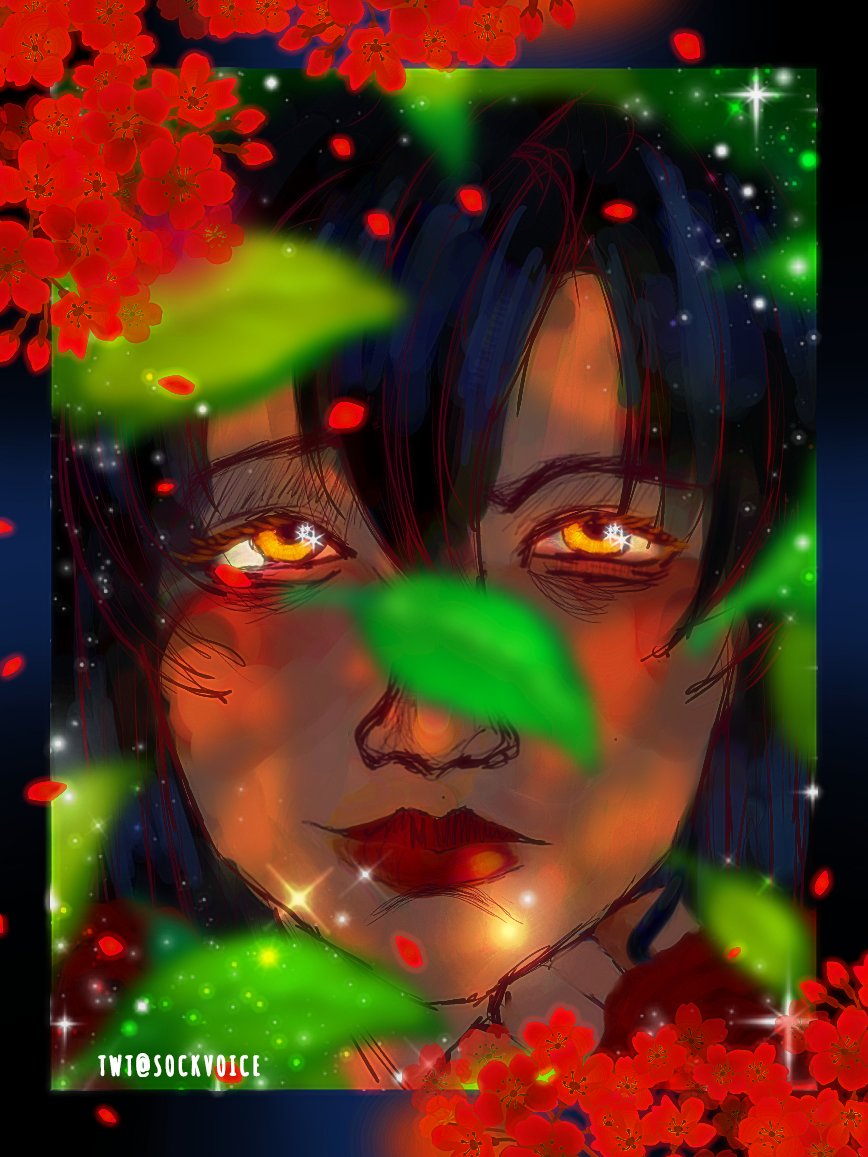 SockVoice's tweet photo. 🌹 Red Flowers make for a Delectable Decoration 🌹

Wanted to try giving a vintage-ish(??) old anime style vibe for this quick drawing :] https://t.co/mwSDHGxo8Y