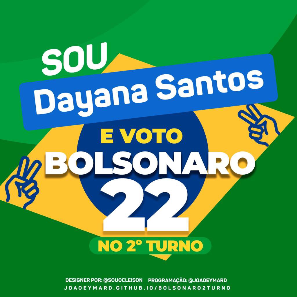 DaySantos1012's tweet photo. @jairbolsonaro https://t.co/HJnwtYbuoR