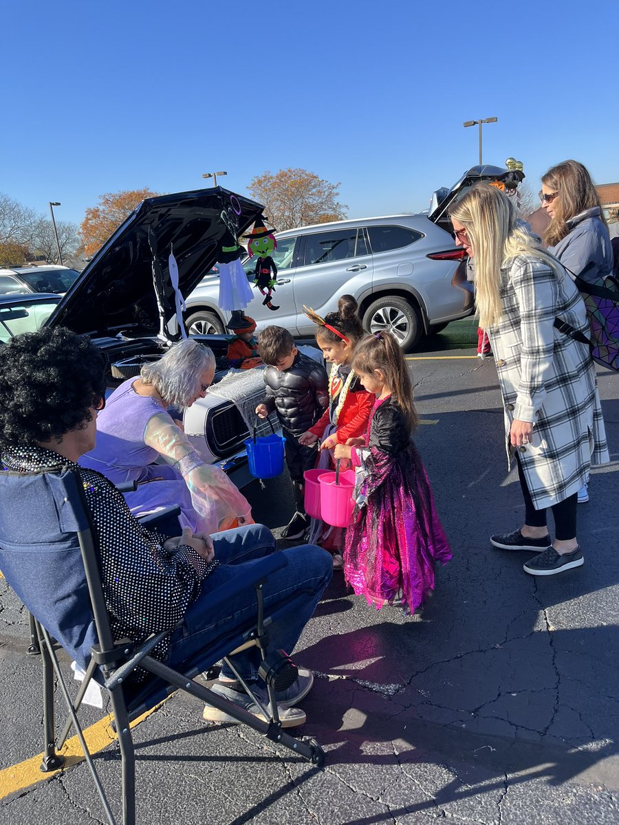 Children were so excited to play while Trunk or Treating!