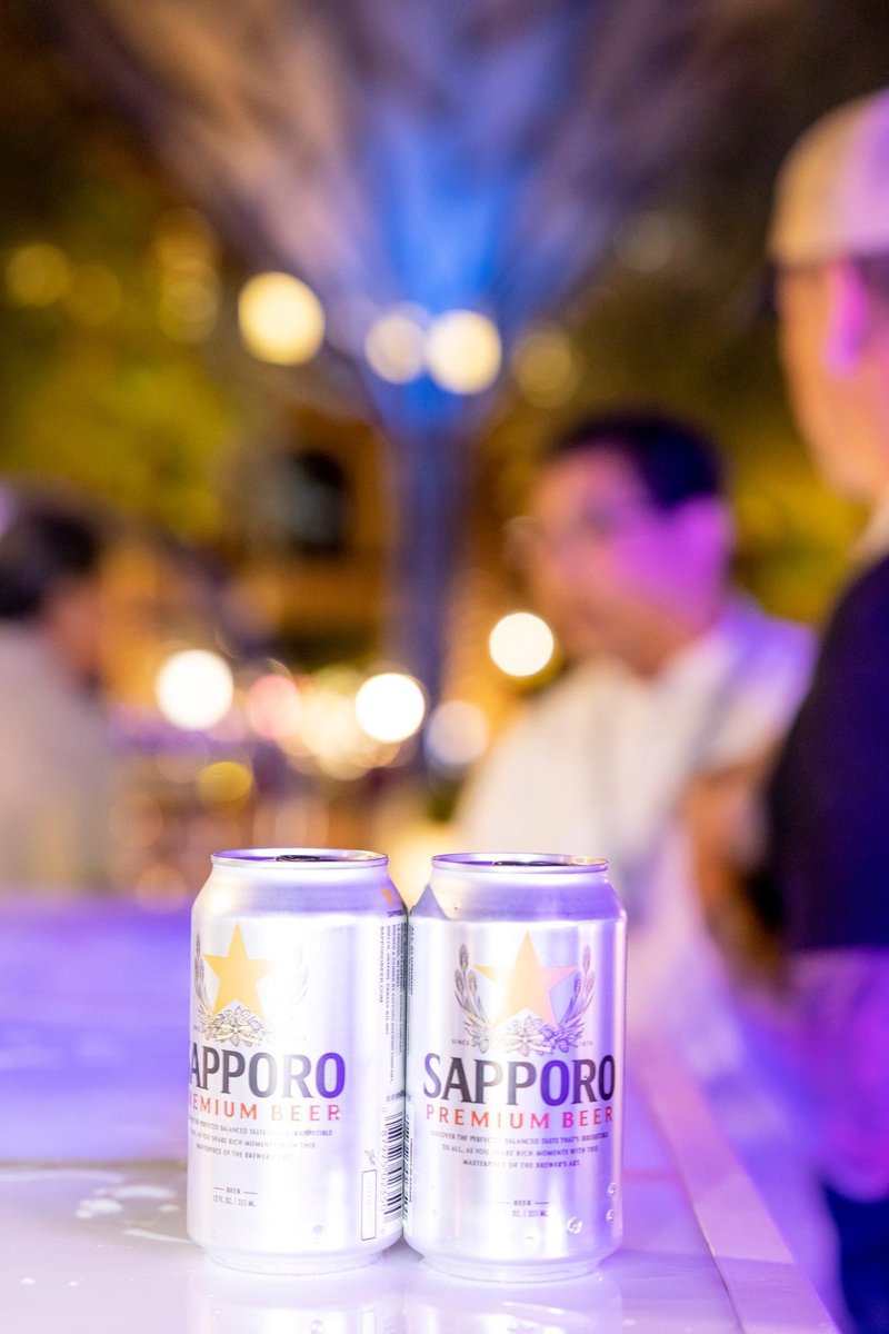 The best way to get the Weeknd started an ice cold Sapporo Beer 🍺 @SapporoBeerUSA