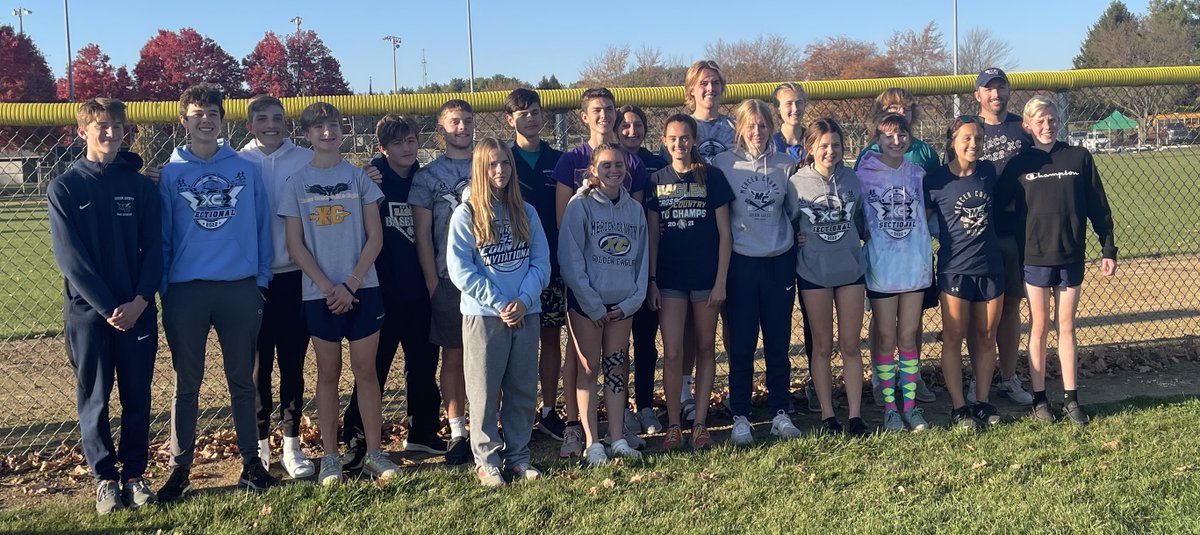 MCHSGoldenEagle's tweet photo. Congrats XC!!! Eden Mueller advances to state with a 5th place individual finish and the Boys Team advances to state with an overall 5th place finish for the first time in school history! https://t.co/hs3USDfO90