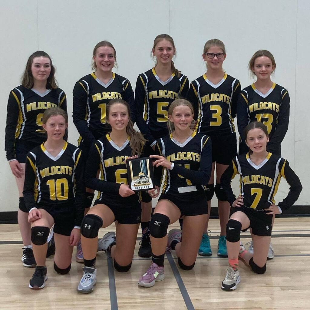 BawlfSchool's tweet photo. Congrats Jr Girls Wildcats! GOLD in the Daysland tournament!  #GoWildcats!! #goldensmiles! https://t.co/q9l6nFrudT https://t.co/Fy2vENtxI6