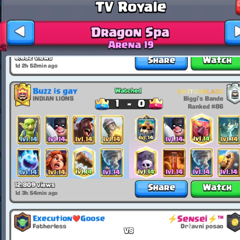 How fatherless are your decks in clash royale