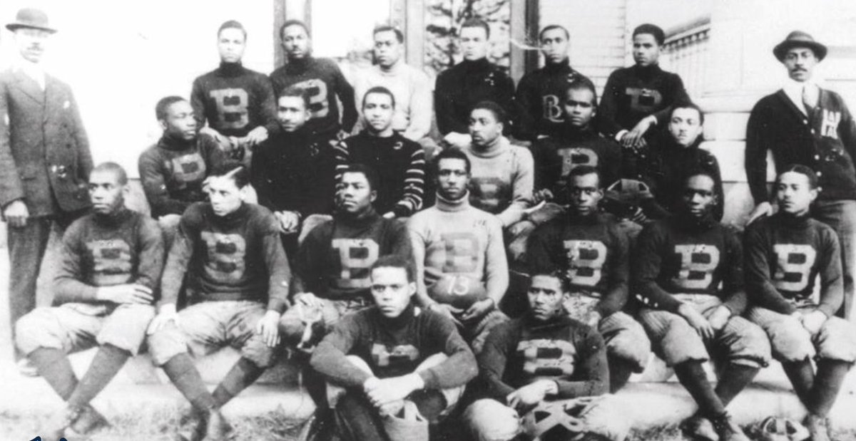 On Dec 27, 1892, played in the snow, Biddle 5 Livingstone College 0. This was the first black college football game. The game was played on Livingston's College front lawn. Trent scored the only TD on a fumble recovery. @elevenbravo138 #HBCU @InsideHBCUFball