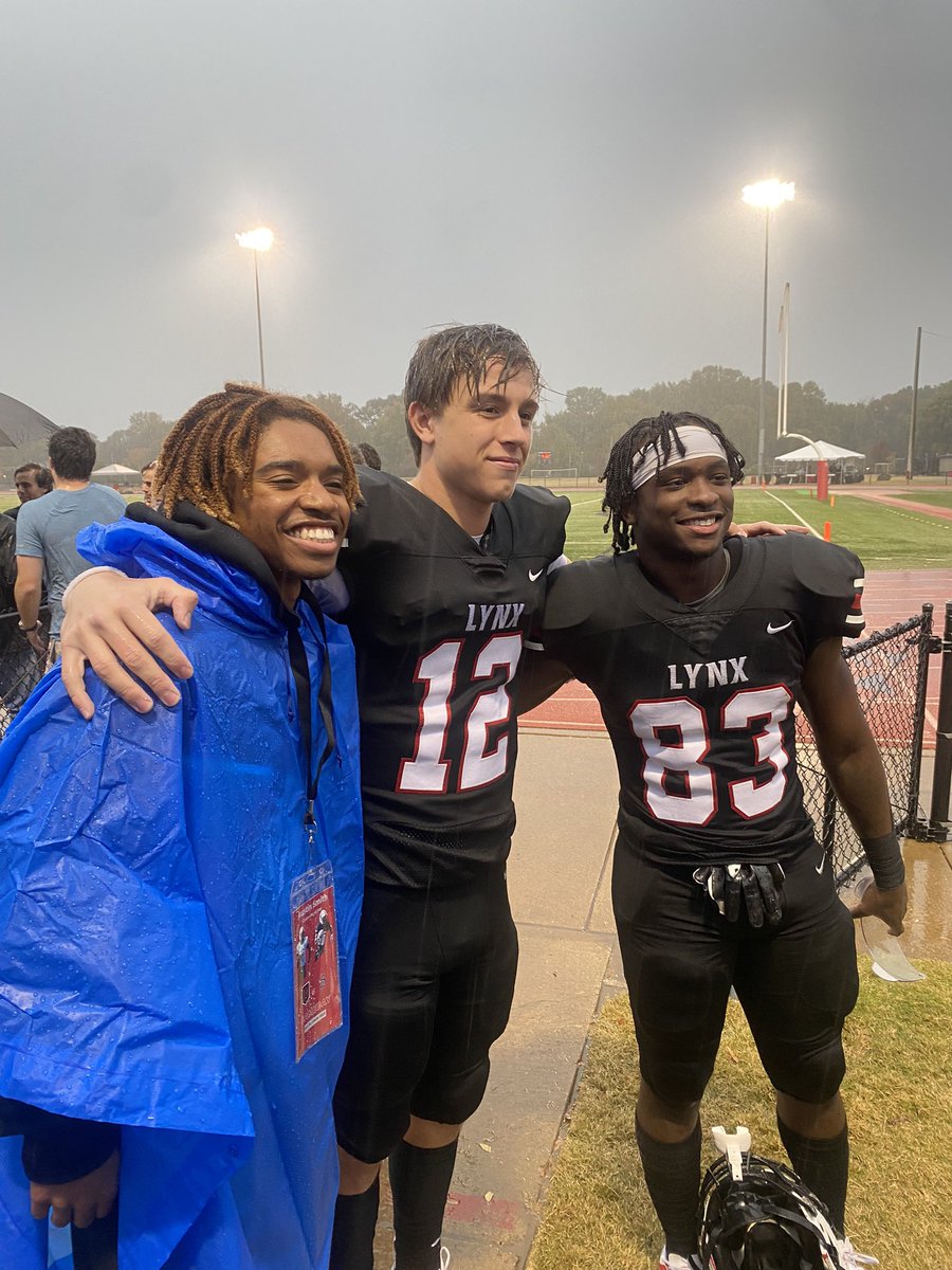 Had a great time watching <a href="/RhodesFootball/">Rhodes Football</a> get a big win in the rain this afternoon! Also got to see some of my Collierville teammates <a href="/HoustonWilhelm/">Houston Wilhelm</a> and <a href="/johnhamp03/">John Hampton III</a>. Thank you for the tour and the hospitality. <a href="/coachrichduncan/">Rich Duncan</a> <a href="/CoachKalb1/">Matt Kalb</a> <a href="/CHSDragonFB/">CHS Dragon Football</a> <a href="/CoachJoeRocconi/">Coach Joe Rocconi</a>
