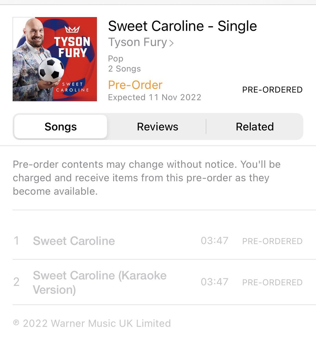 gemgemz11's tweet photo. @Tyson_Fury pre ordered and expected on my birthday. What a lovely birthday present 🎁 🙌🏻 https://t.co/uNrSWiIWGN