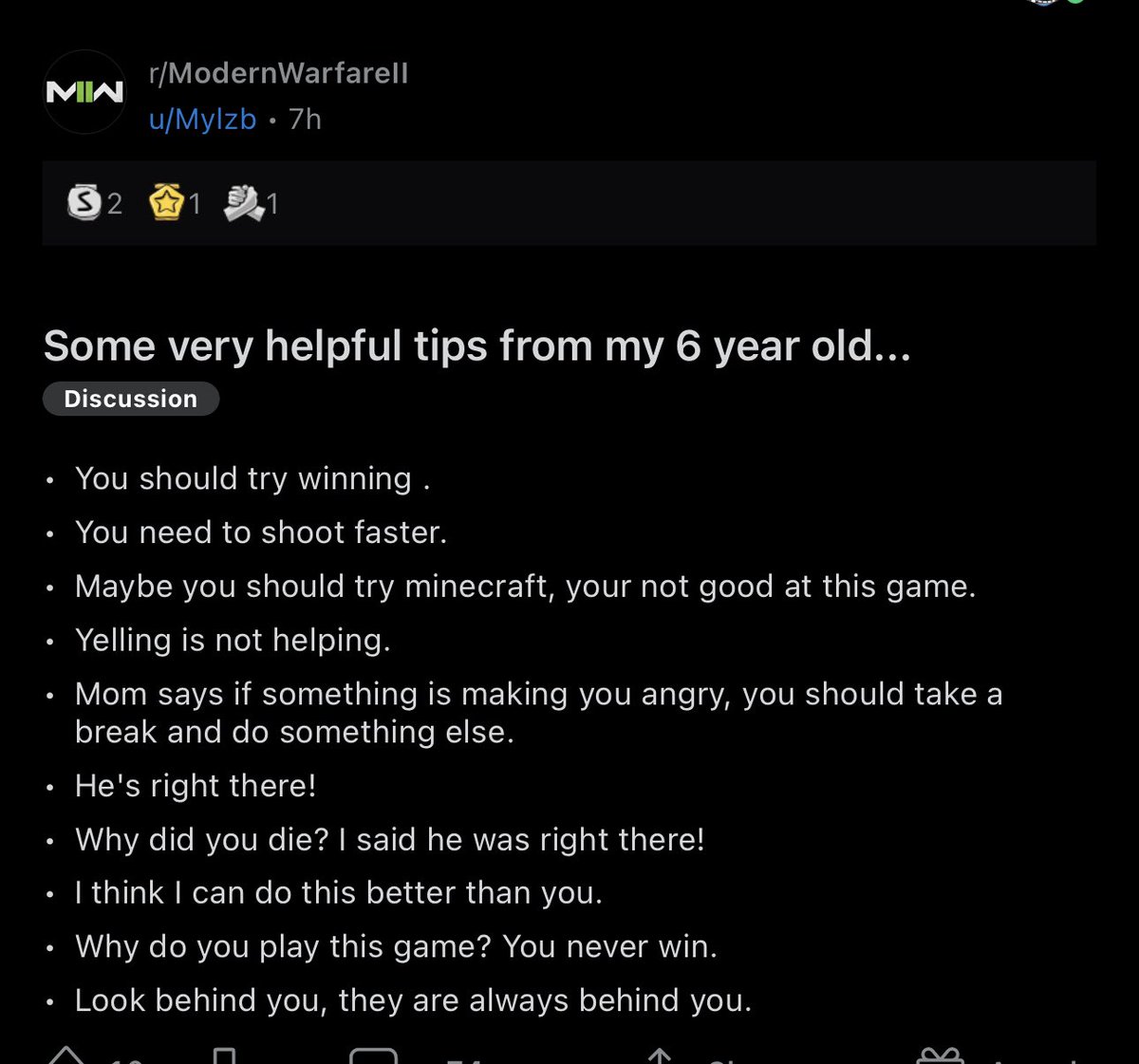 Tips on how to play better.