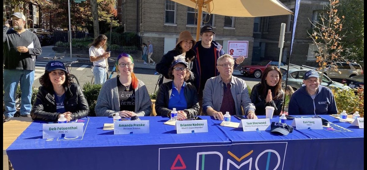 tomsherwood's tweet photo. #admobid Apple Pie contest great fun today, sampling 16 pies, all of them very good. And all smiles from the 5 of the 6 judges. (I was distracted thinking of some momentous Tweet to make.) @politicshour @wcp https://t.co/fdv1fTUHii