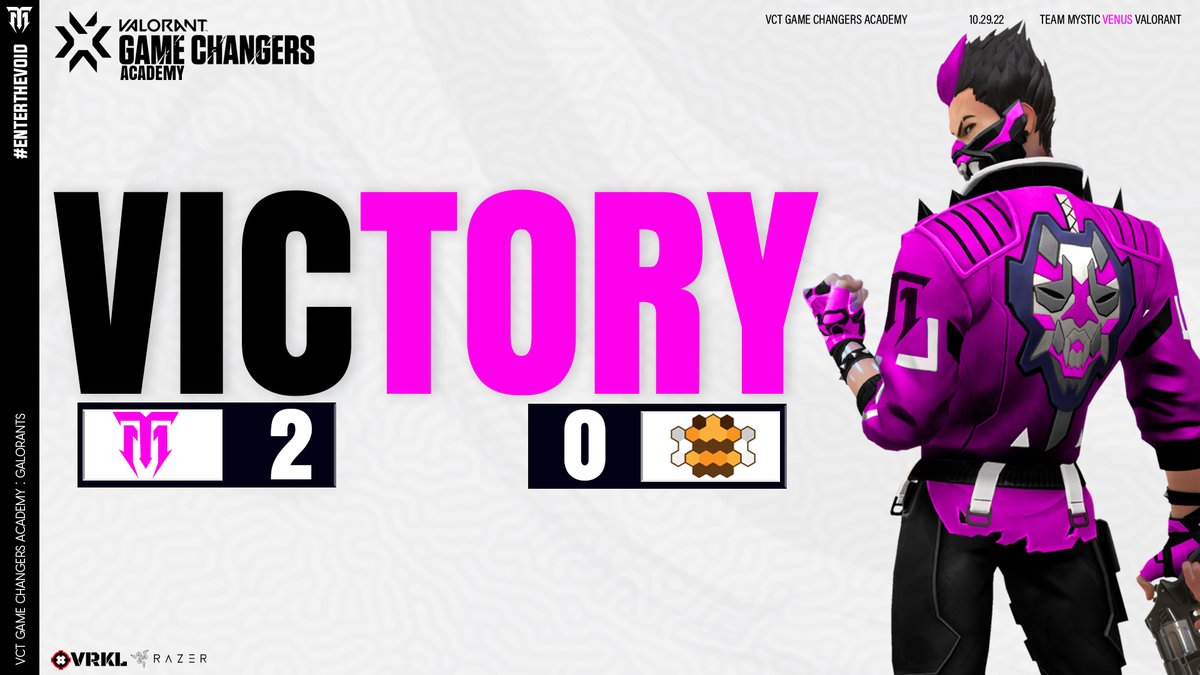 MysticGamingNA's tweet image. Sweet like honey. 

Bind | 13 - 2
Icebox| 13 - 10 

🤝GG WP @WannaBeesVAL 
#EnterTheVoid | #VCTCameChangers | #VCTGCA