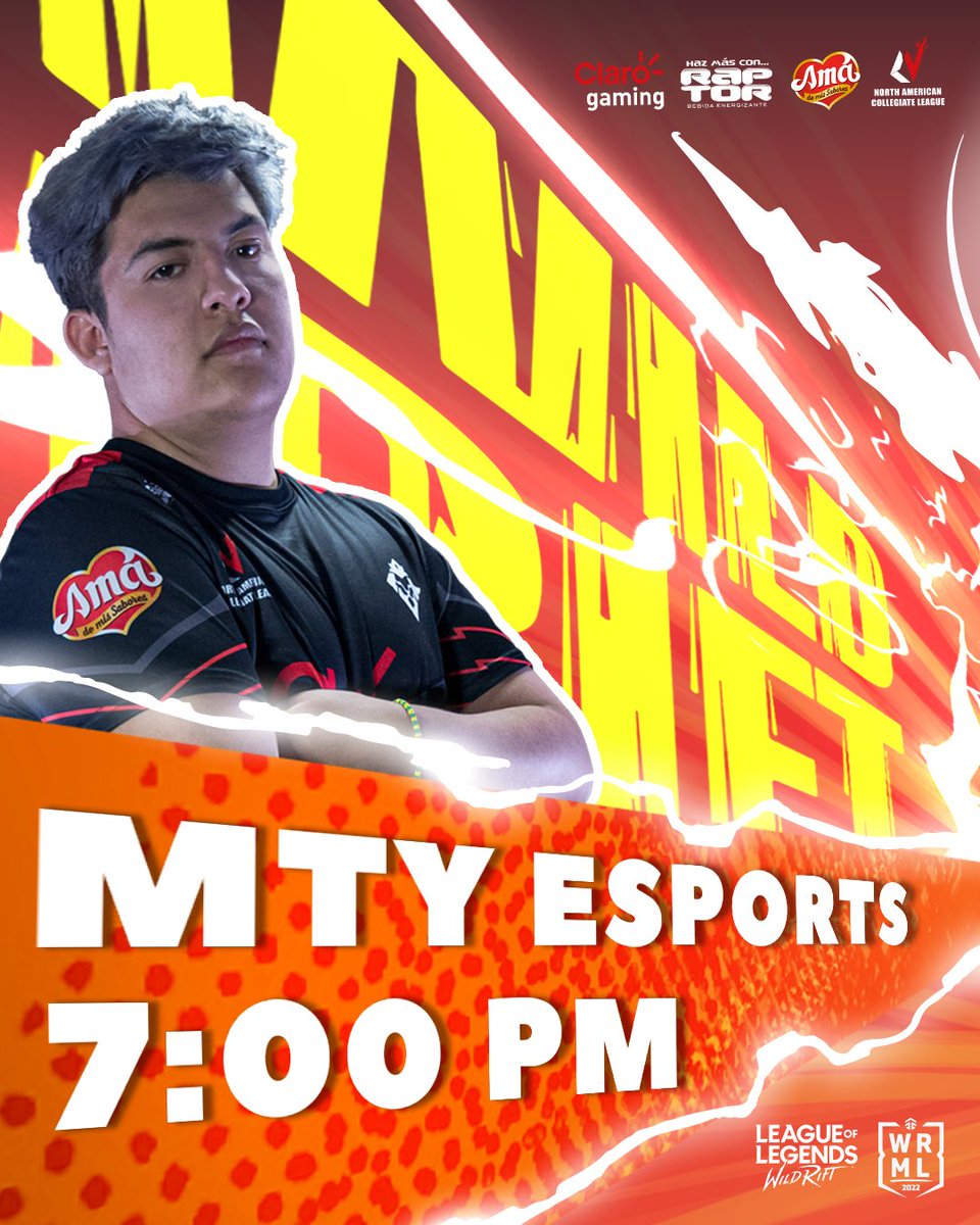 JanusEsports's tweet photo. Hoy se juega MAJOR LEAGUE 🦁🔥
📺 https://t.co/d3nI0wsuBT
🆚 @MtyEsports_
🕐 18:00hrs 🇬🇹 | 19:00hrs 🇲🇽
#WILDRIFTLATAM #CLAROGAMING 🇬🇹🇭🇳 #AMÁDEMISSABORES #PLAYLAL #RIOTGAMES https://t.co/eoAKq4zG73