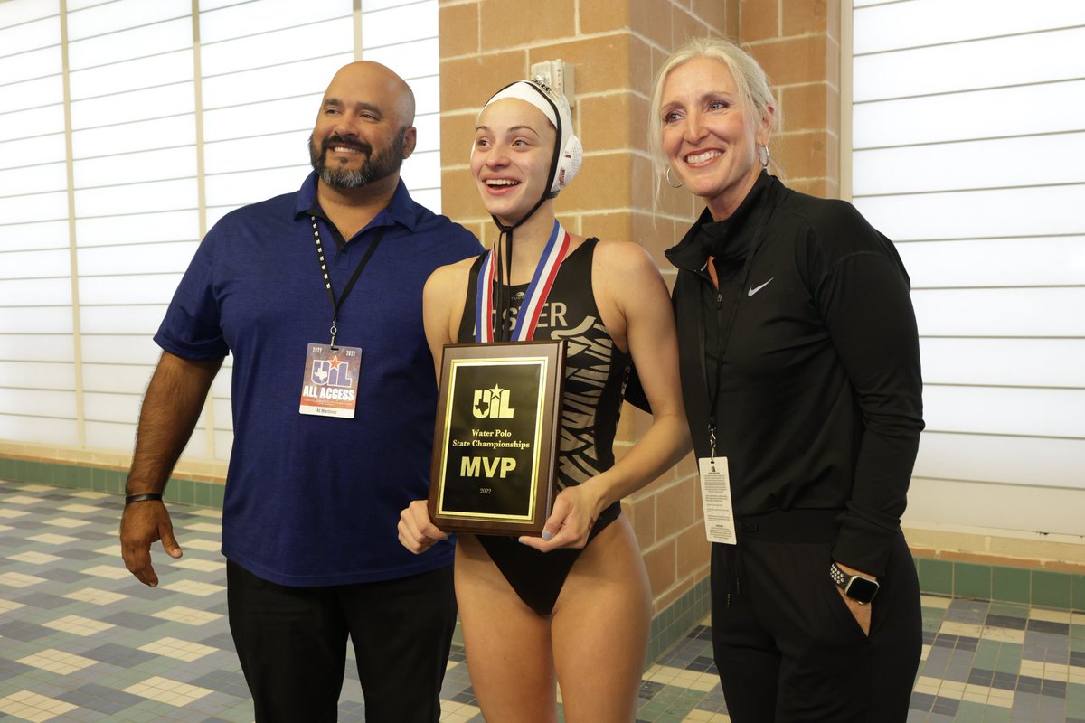 LamarCISD's tweet photo. Everyone in the pool! The Foster women's water polo team are your first ever Texas 6A state champions! They defeated Brazoswood 11-7 to claim the title. Congratulations! https://t.co/eN9epV6a3l
