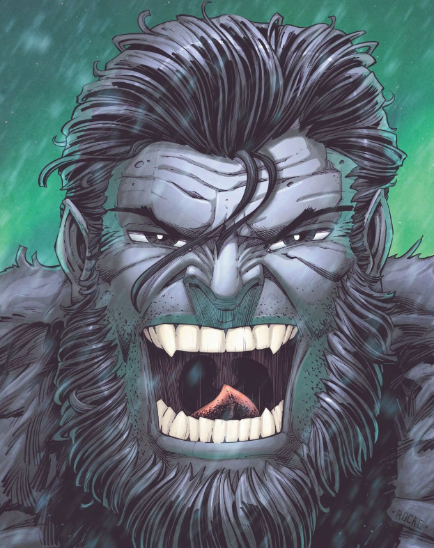 A variant cover by Dr. Rocke, illustrator for my most recent #writing project:  Sasquatch - Vikings  #2, live on Kickstarter now! Colours by Andrew Dal House. Get it here: kck.st/3rVZR42 Support #indiecomics and check out our work today!  #comic #comics #comicbooks