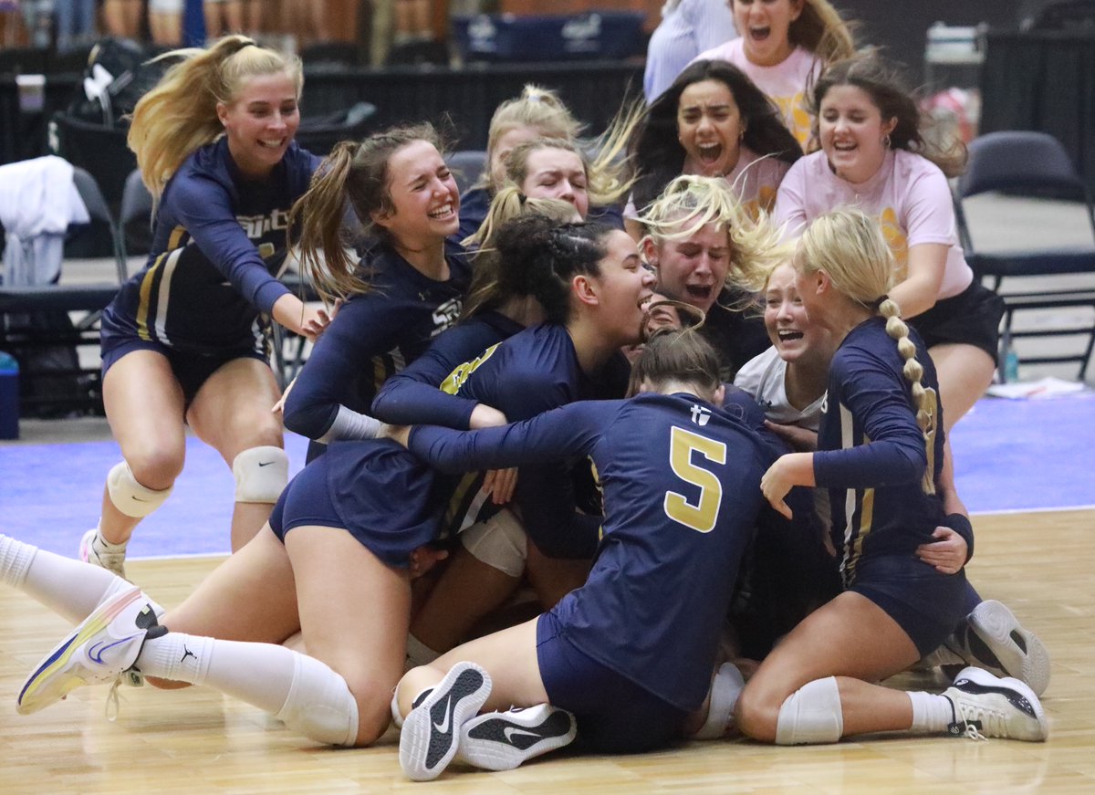 GoAquinasSaints (@goaquinassaints) on Twitter photo What a great pic by <a href="/BrentKSHSAA/">Brent Maycock</a> of the moment right after <a href="/stasaintsvball/">Saints Volleyball</a> wins Kansas 5A State Championship! What a great pic by <a href="/BrentKSHSAA/">Brent Maycock</a> of the moment right after <a href="/stasaintsvball/">Saints Volleyball</a> wins Kansas 5A State Championship!