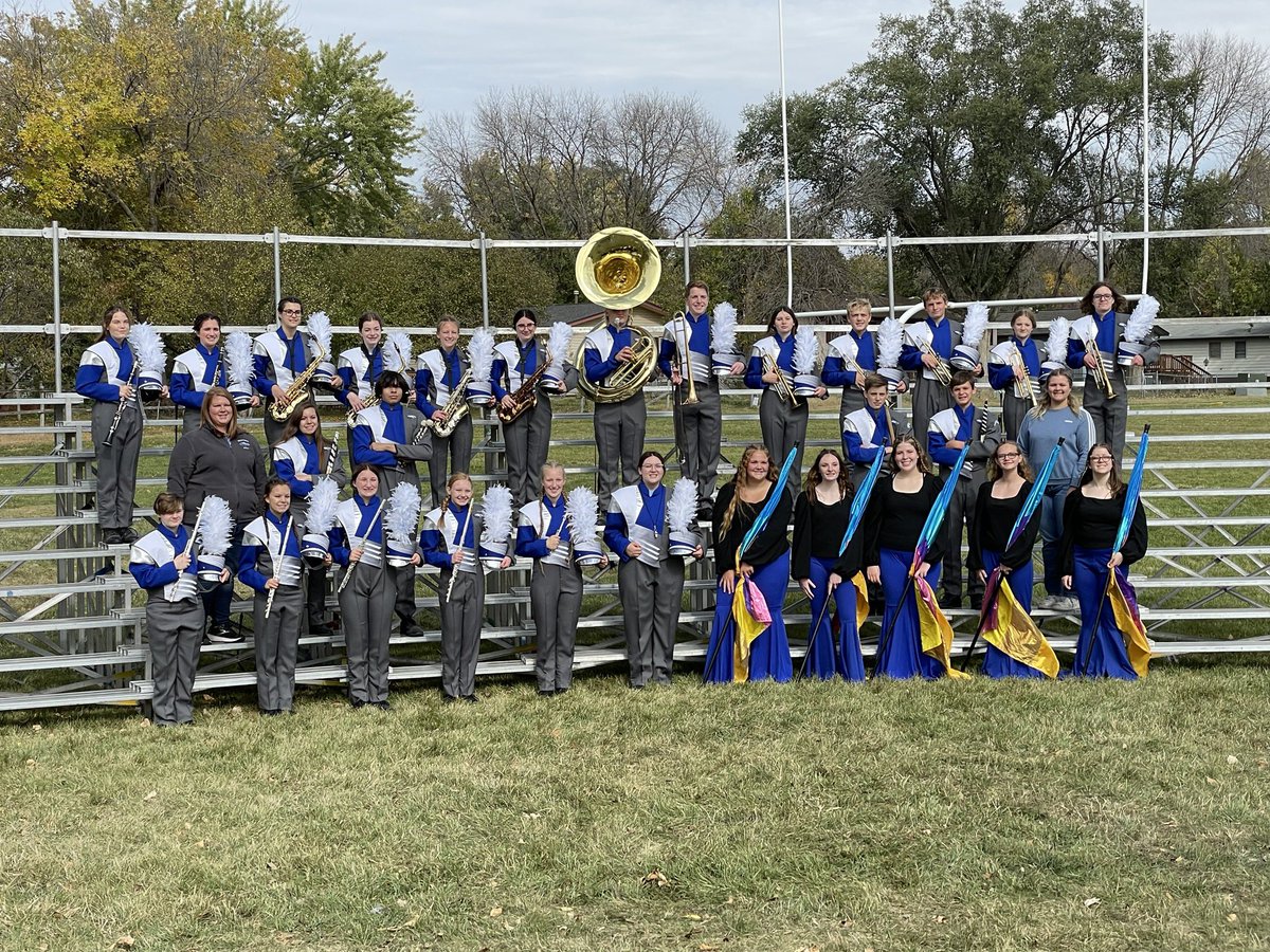 The Underwood Marching Eagles did not end their season with a Division I (Superior) rating as we had planned. We did end with a DIvision II (Excellent) rating. Lots of growth and a lot of learning this season. We are very proud of our band!