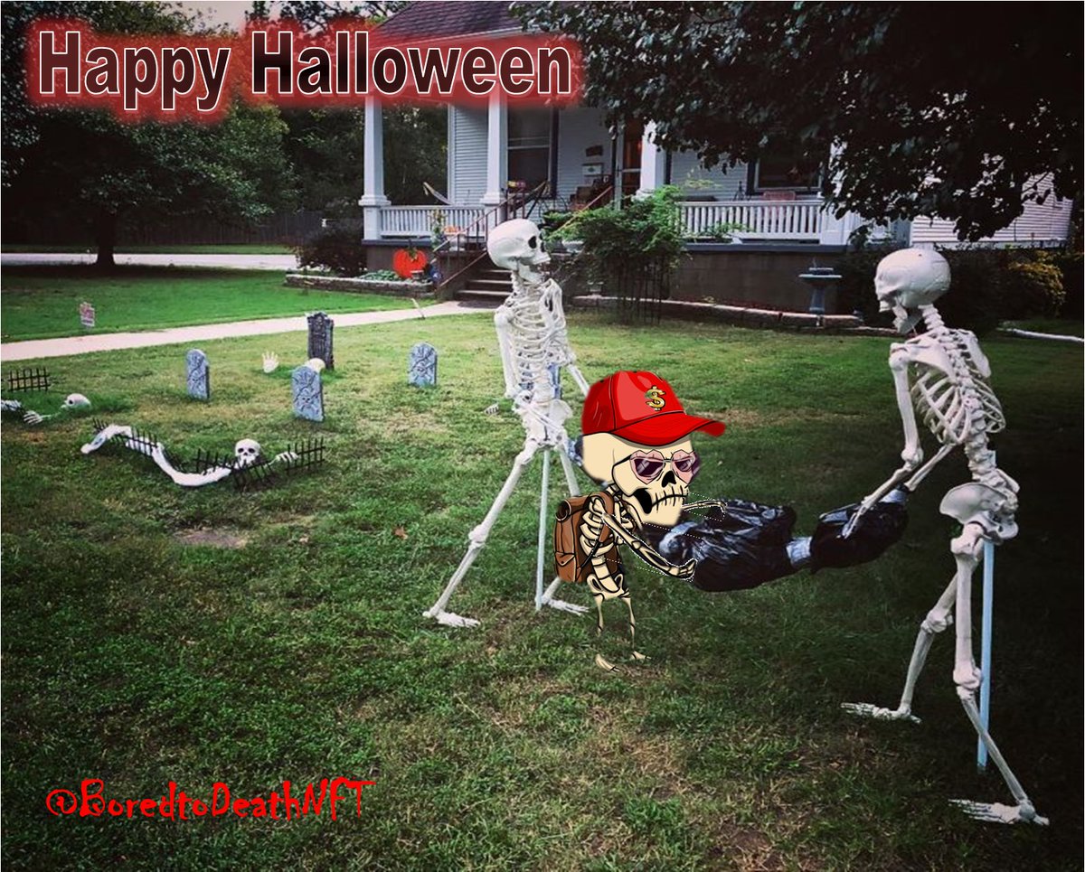 Little Skele #123 always up for a bit of family bonding during the Halloween season! 💀☠️🦇

#flexyourskele

<a href="/BoredtoDeathNFT/">Bored to Death (Free Mint)</a>