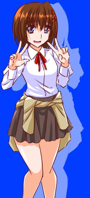 JCくらいのはやてちゃん
ダブルピースvv 