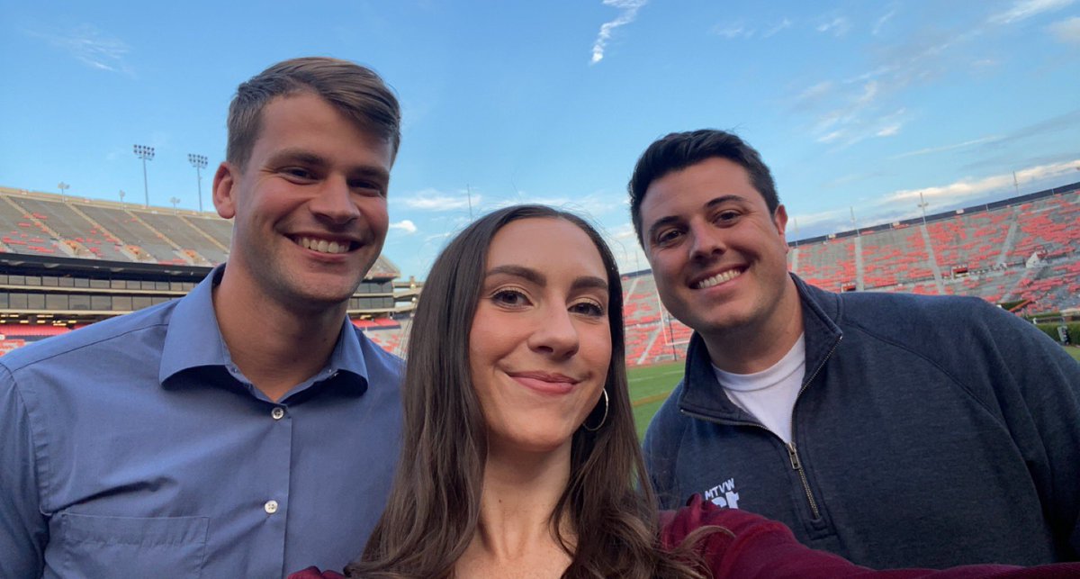 The trio you never knew you needed! Such a fun little Wiregrass reunion 🥲 (just missing our favorite sports director @JMac_Sports)