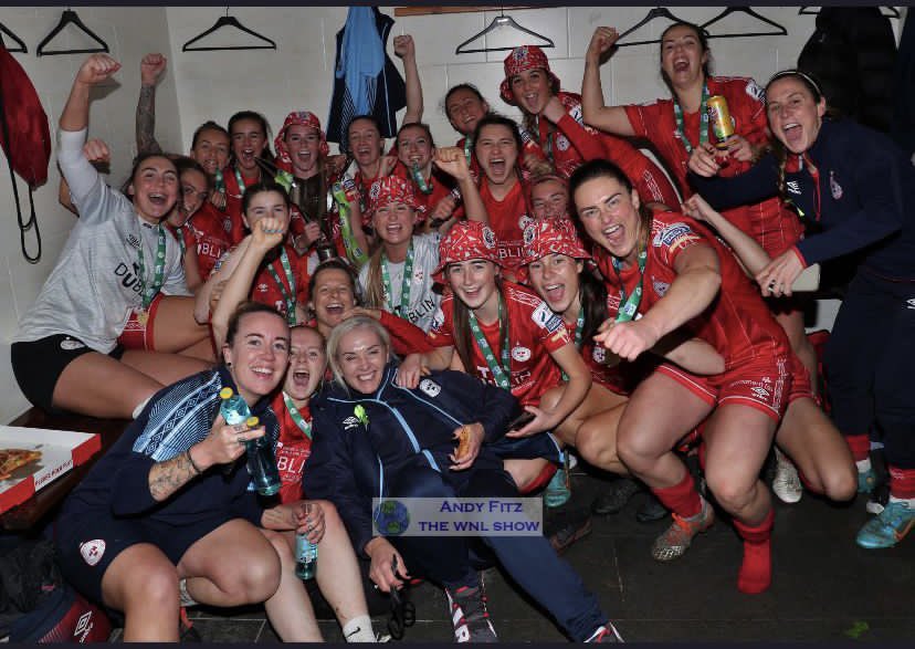 HeatherOReilly's tweet photo. League champions!  Up the reds. @shelsfc.  A wonderful group of people that stayed the course through a long season.  Annnnd back in the Champions League next year 🤣🤪🤪😅 https://t.co/jpdPqpFvEA