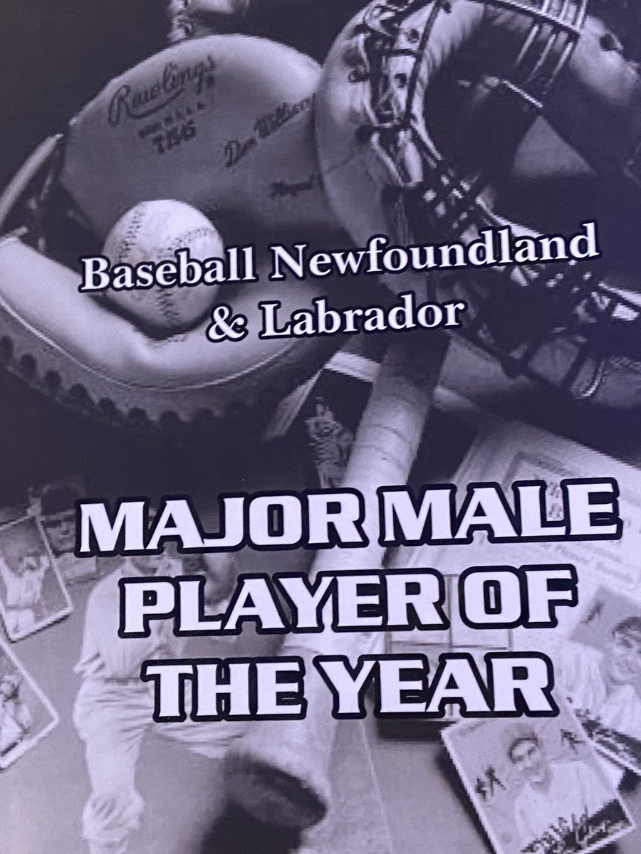 Congrats to our very own @cameronpennell8 on winning the @BaseballNL Major Male Player of the year award 🎉⚾️