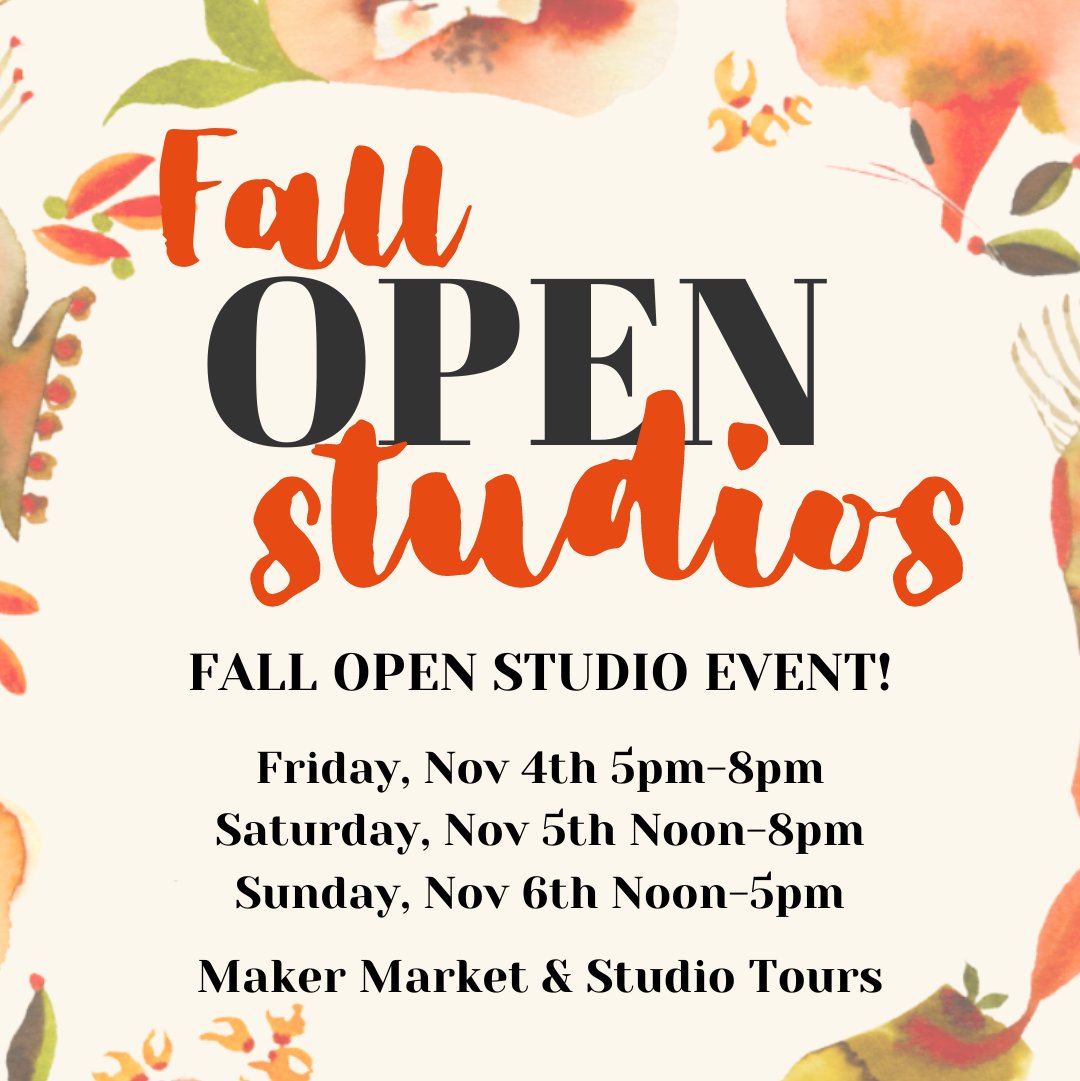 StudioQMpls's tweet photo. Less than a week away! We're excited announce our local makers that will be featured at Studio Q for NemaaMN's Fall Open Studios!⁠ 🍁🍂⁠ Will you join us?

Come on in out of the cold to tour our 6,500 sq ft studio and shop our local makers!⁠
https://t.co/WtYvuNBO0I  https://t.co/yCC42sxL29