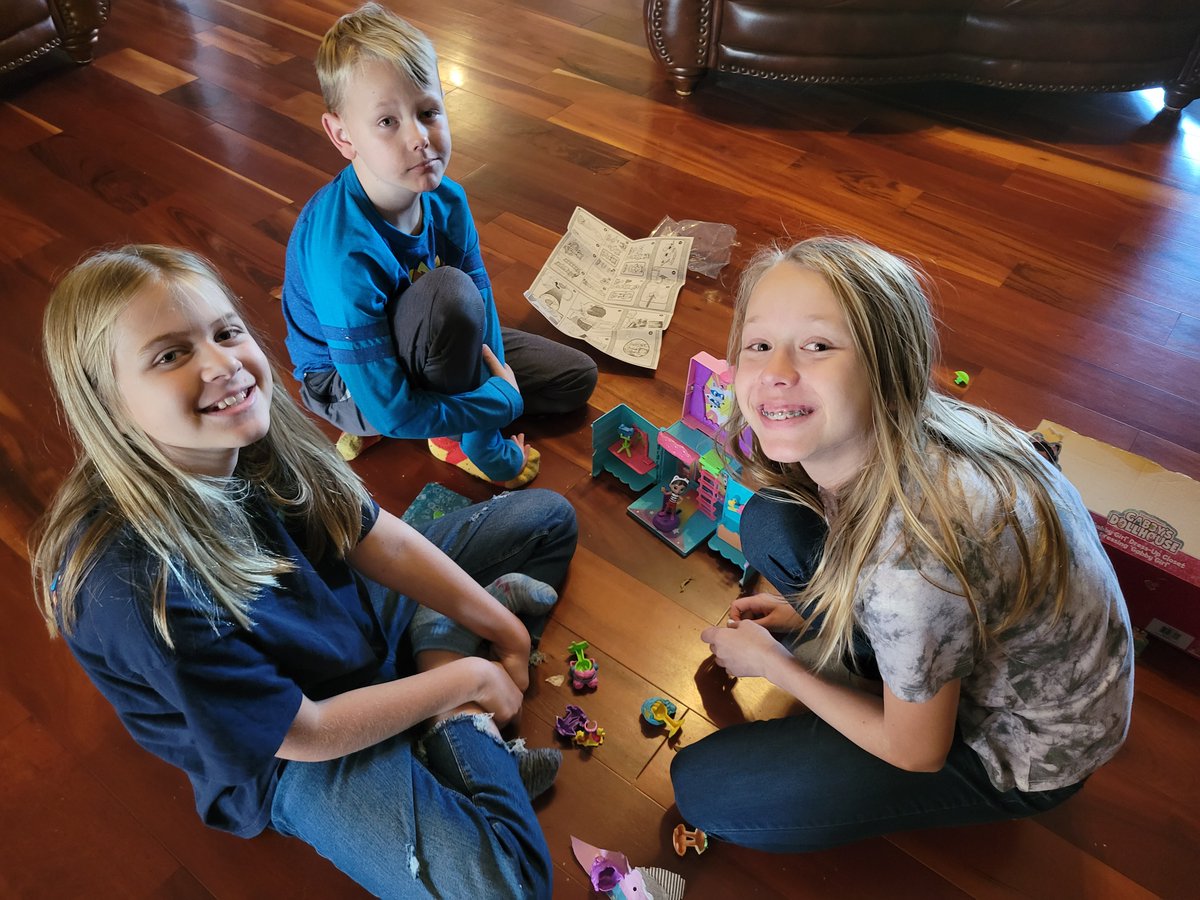 jrmccafferty's tweet photo. Checking out a new toy, Gabby's Dollhouse Closet! Highlights were options of having it closed up with all the pieces and being able to change hairstyles and clothing! #GabbysDollhouse and #Tryazon https://t.co/wIJ9n2HUUz