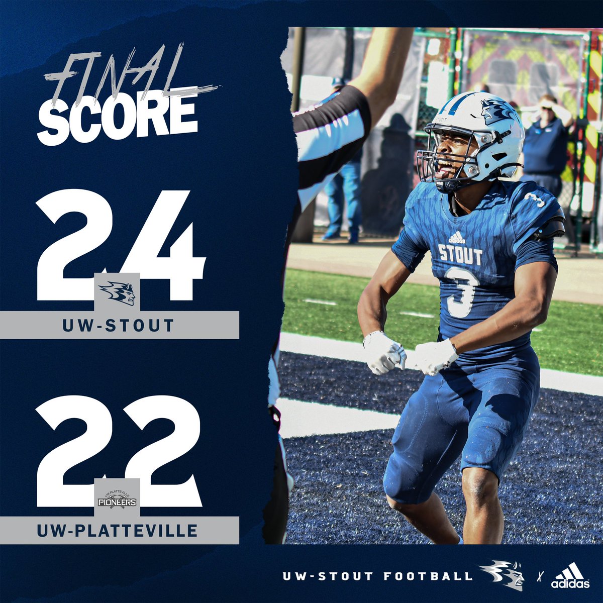 Final: Devils 24 Pioneers 22… triple OT thriller!!!🔵⚪️ #TPC #Bleedblue #uwstout