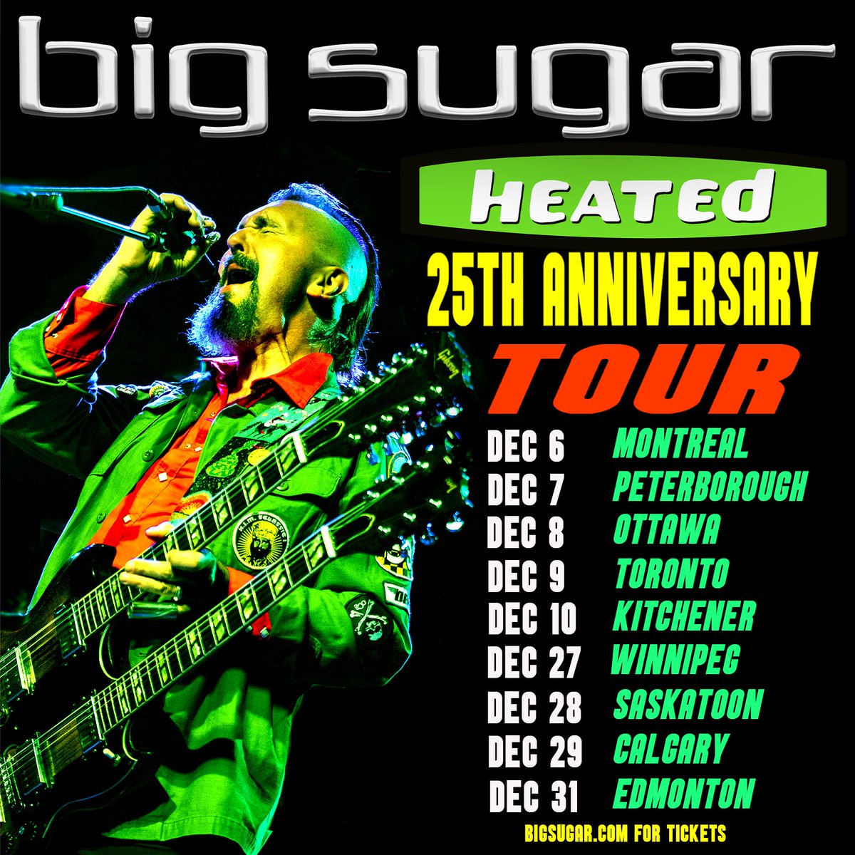 Big_Sugar_Music's tweet image. Heated 25 Anniversary Show!
We will be performing the entire Heated record as well as another set of favs.#bigsugarlive #turnthelightson #canadiantour #livemusiccanada #fyp #foryoupage