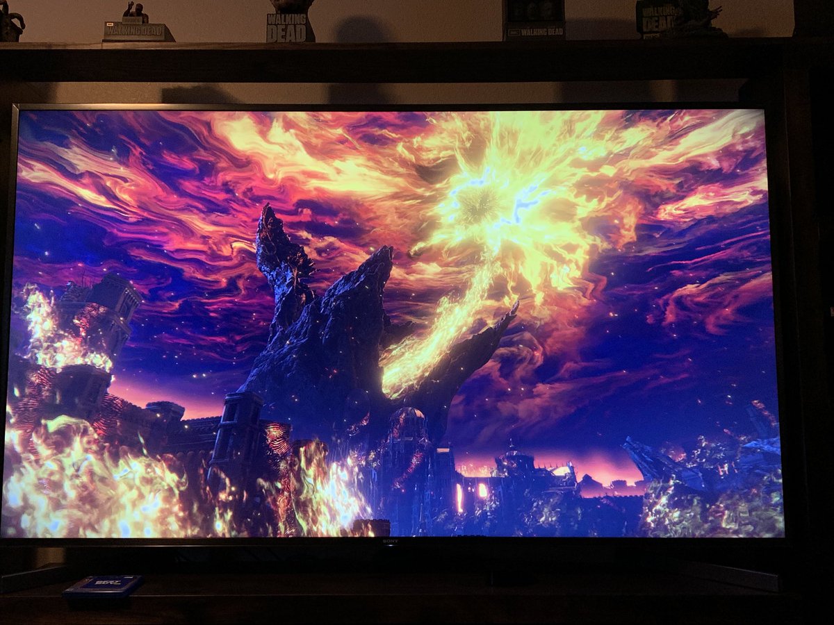 undead_jp's tweet photo. Elden Ring done!  Started 5/21…he’ll of a game!  Shout out to @Fightincowboy for his never failing walk throughs… https://t.co/0IZoDGdLo3